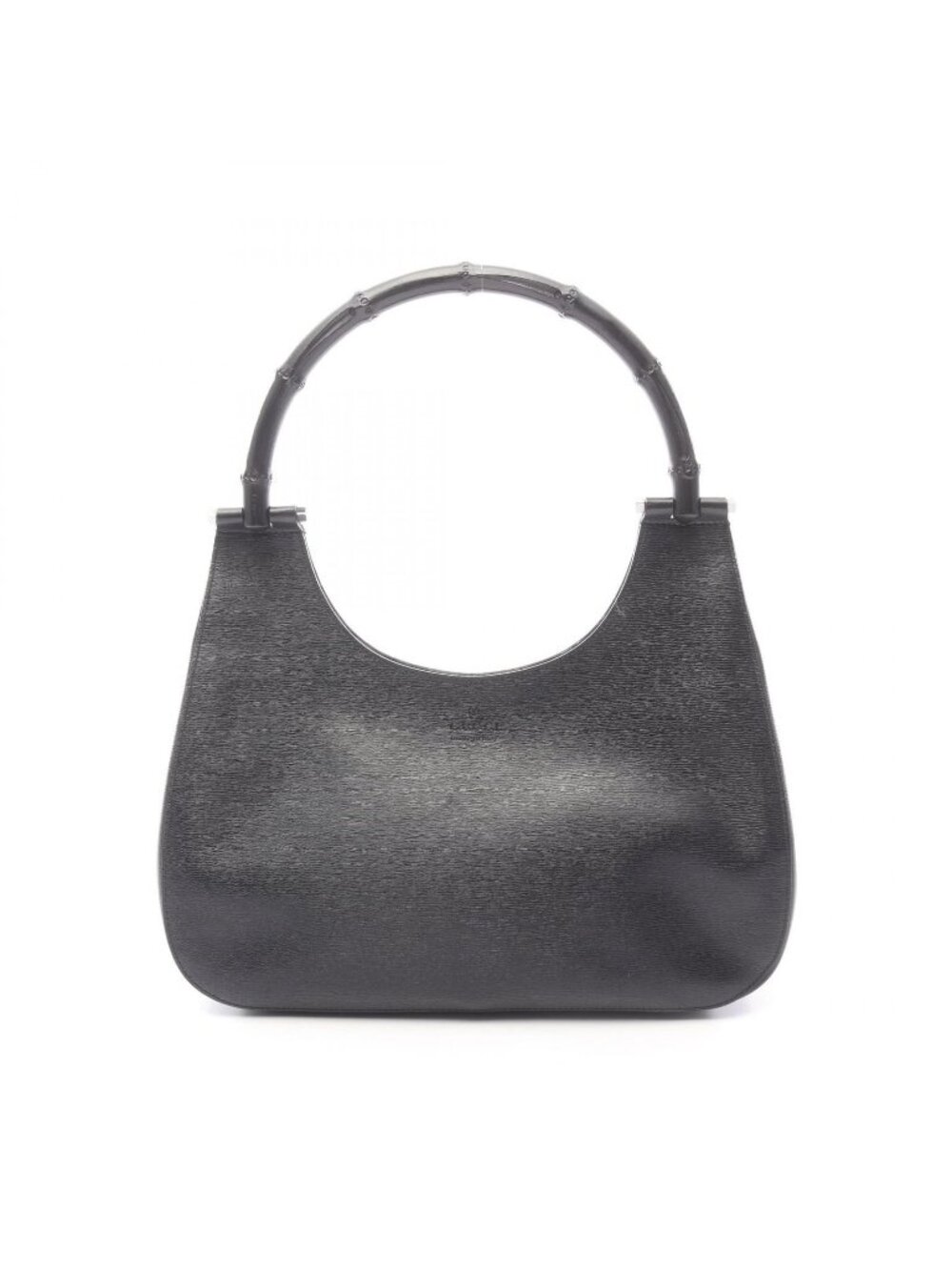 Gucci Handbag Bamboo 001 Black Leather